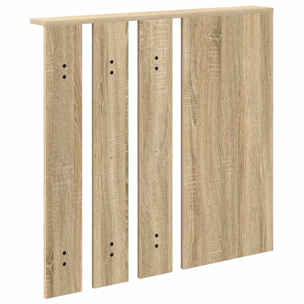 Wandmontierter Kleiderständer Sonoma Eiche 84 x 10 x 80 cm